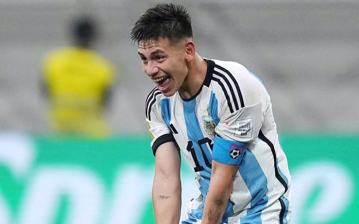 Claudio Echeverri, el destacado de Argentina para el Sudamericano Sub 20.