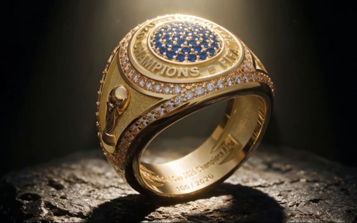 Anillo para los jugadores campeones del Mundial 2026.