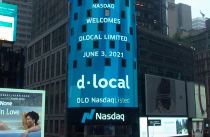 DLocal en Nasdaq. Foto: Captura