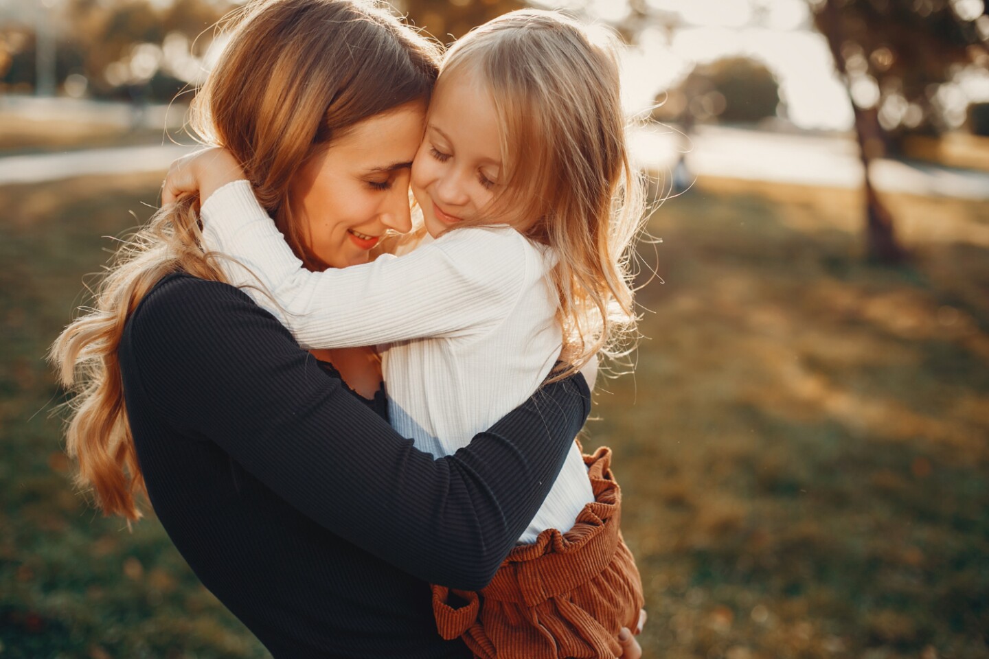 Madre con su hija.