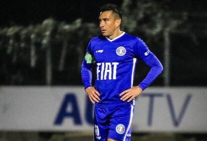 El Japo Rodríguez jugando para Sportivo Bella Italia, un cuadro de la C que tiene el objetivo de ascender.