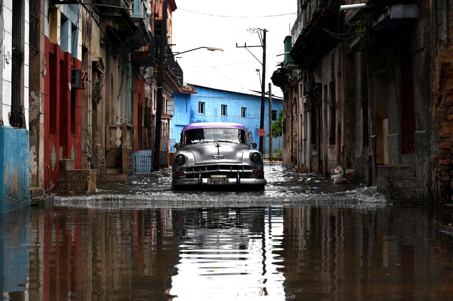 Inundaciones en La Habana, Cuba, tras el paso de Idalia.