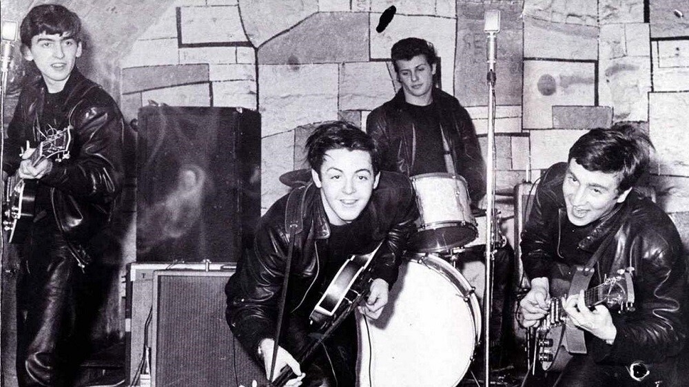 The Beatles en The Cavern Club. Foto: Archivo
