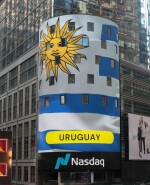 Uruguay estuvo presente en la conocida pantalla de Times Square, en Nueva York.