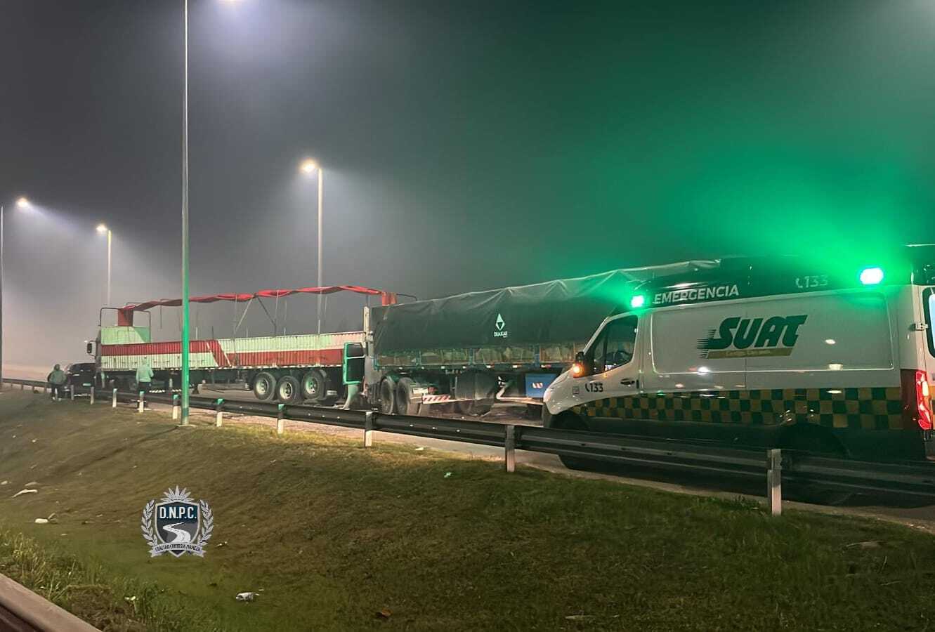 Siniestro de tránsito múltiple en ruta 5