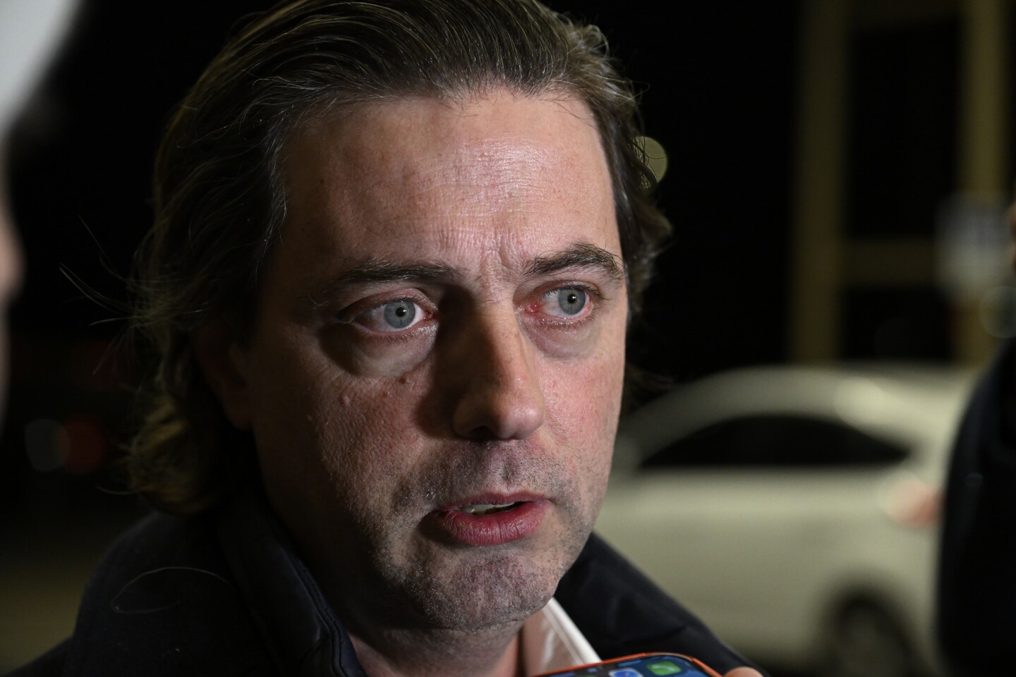 Ignacio Alonso, presidente de la AUF, tras la reunión con Tenfield por derechos de televisión.