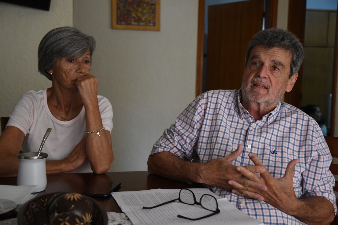 Rita María Castro y Antonio Bruzzone, padres de Nicolás, uno de los jóvenes asesinados.