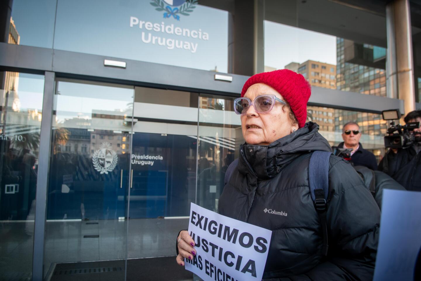 Concentración frente a Torre Ejecutiva