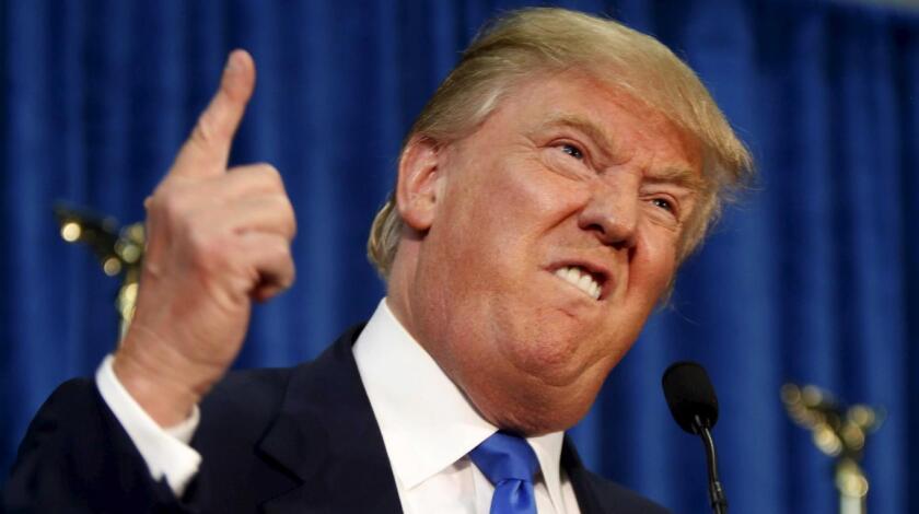 Donald Trump, presidente de Estados Unidos. Foto: TN.