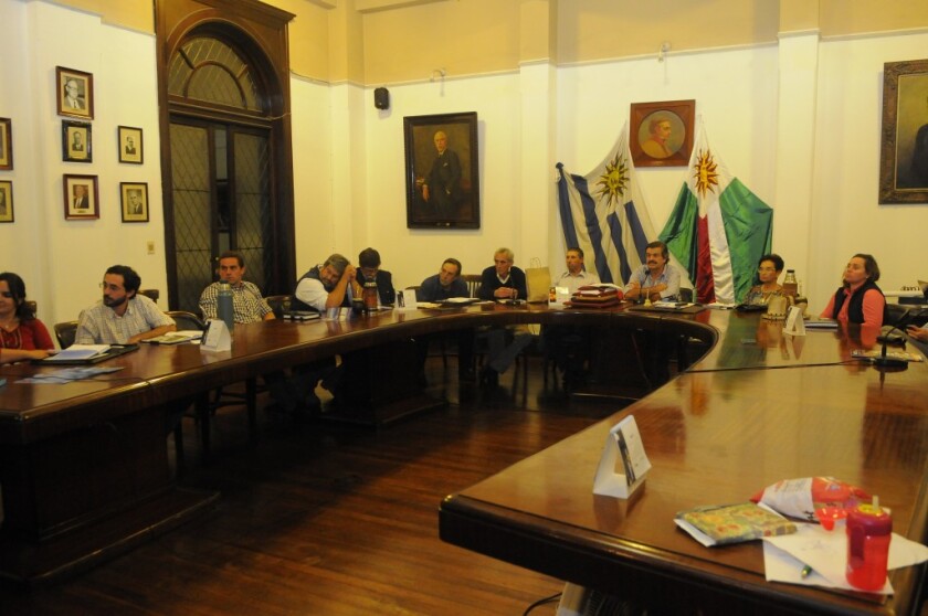 Conferencia por asuncion de nuevas autoridades en la Fedracion Rural, en su sede, Mvdeo., ND 20150605, foto Leonardo Carreño