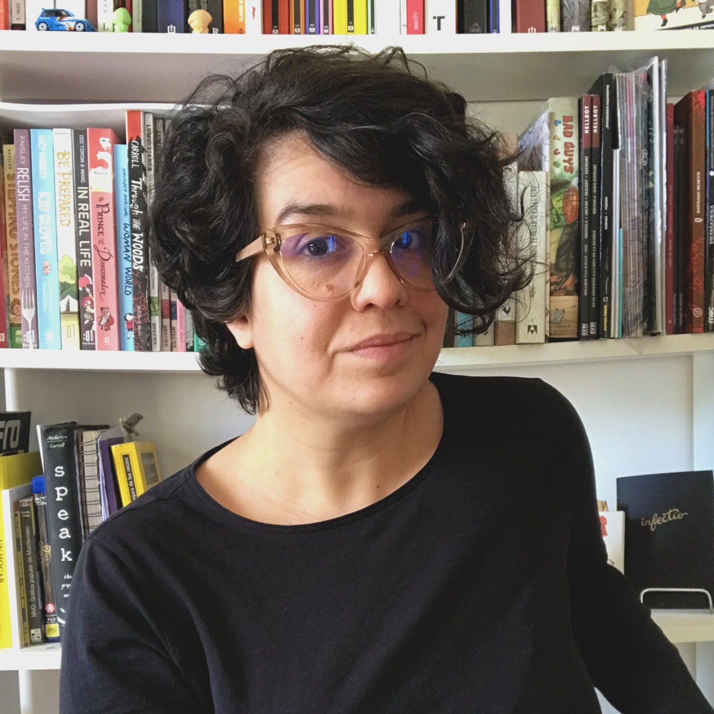 La ilustradora Verónica Alvarado.