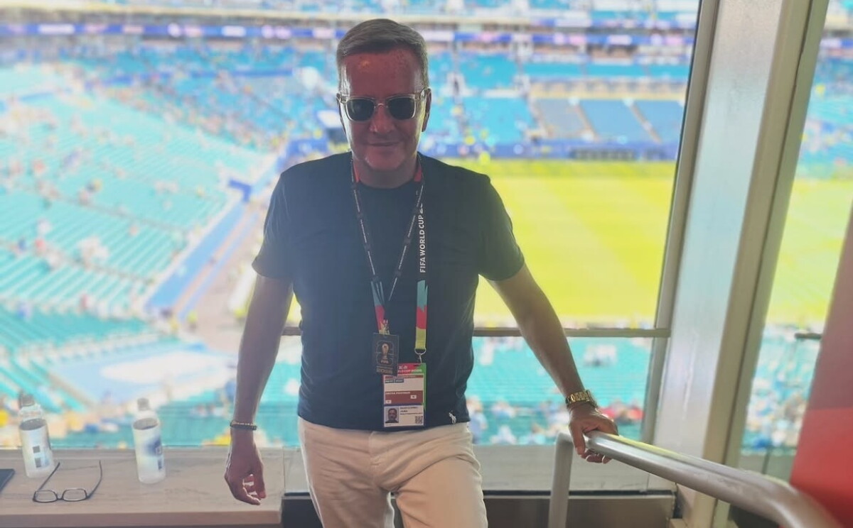 Julio Ríos sigue de cerca el Mundial desde comienzos de junio.