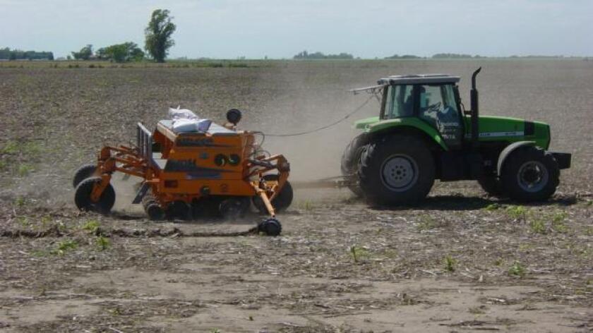 Siembra de soja. Foto: Agromeat.