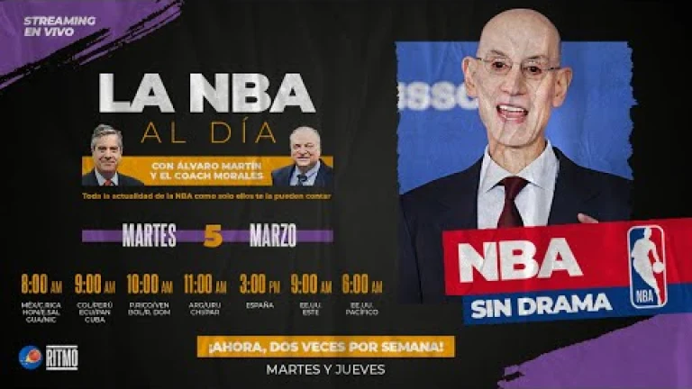Ritmo NBA en vivo con el análisis de Álvaro Martín y el Coach Carlos Morales