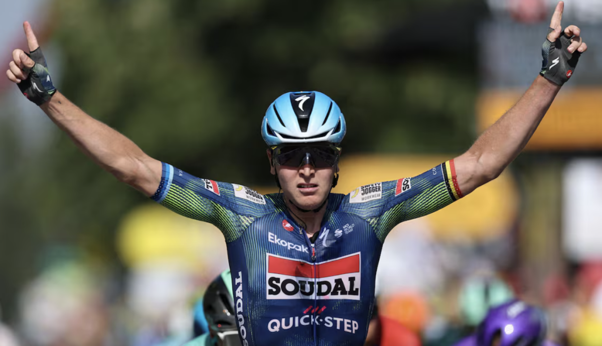 Tim Merlier en el Tour de Francia 2026.