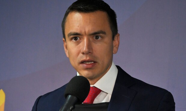 Acto politico de Daniel Noboa