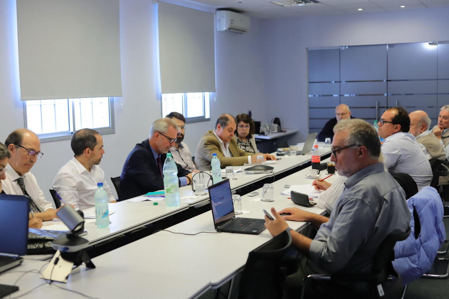 Directorio de la Caja de Profesionales con representantes del Poder Ejecutivo.jpg