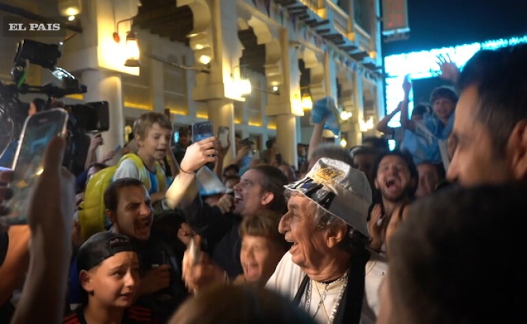 Banderazo Previo Final Argentina Francia Sin Placa