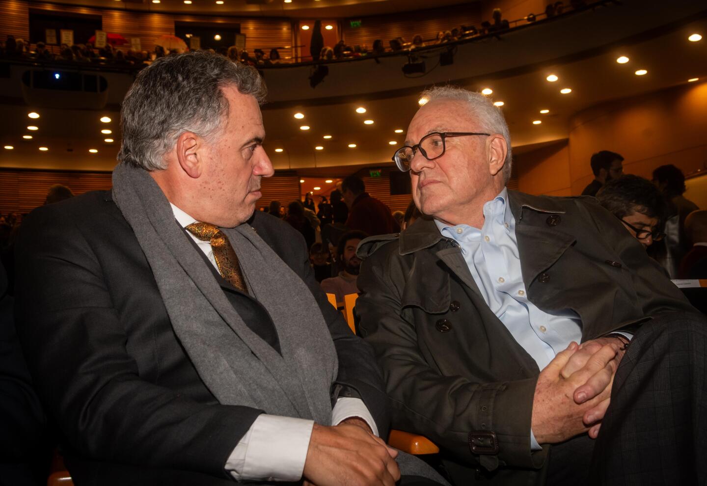 Yamandú Orsi y Mario Lubetkin