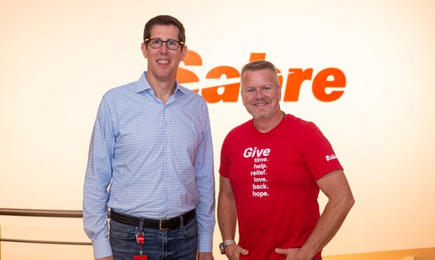 Scott Wilson, presidente de Sabre Hospitality y Shawn Williams, vicepresidente ejecutivo y director global de Recursos Humanos