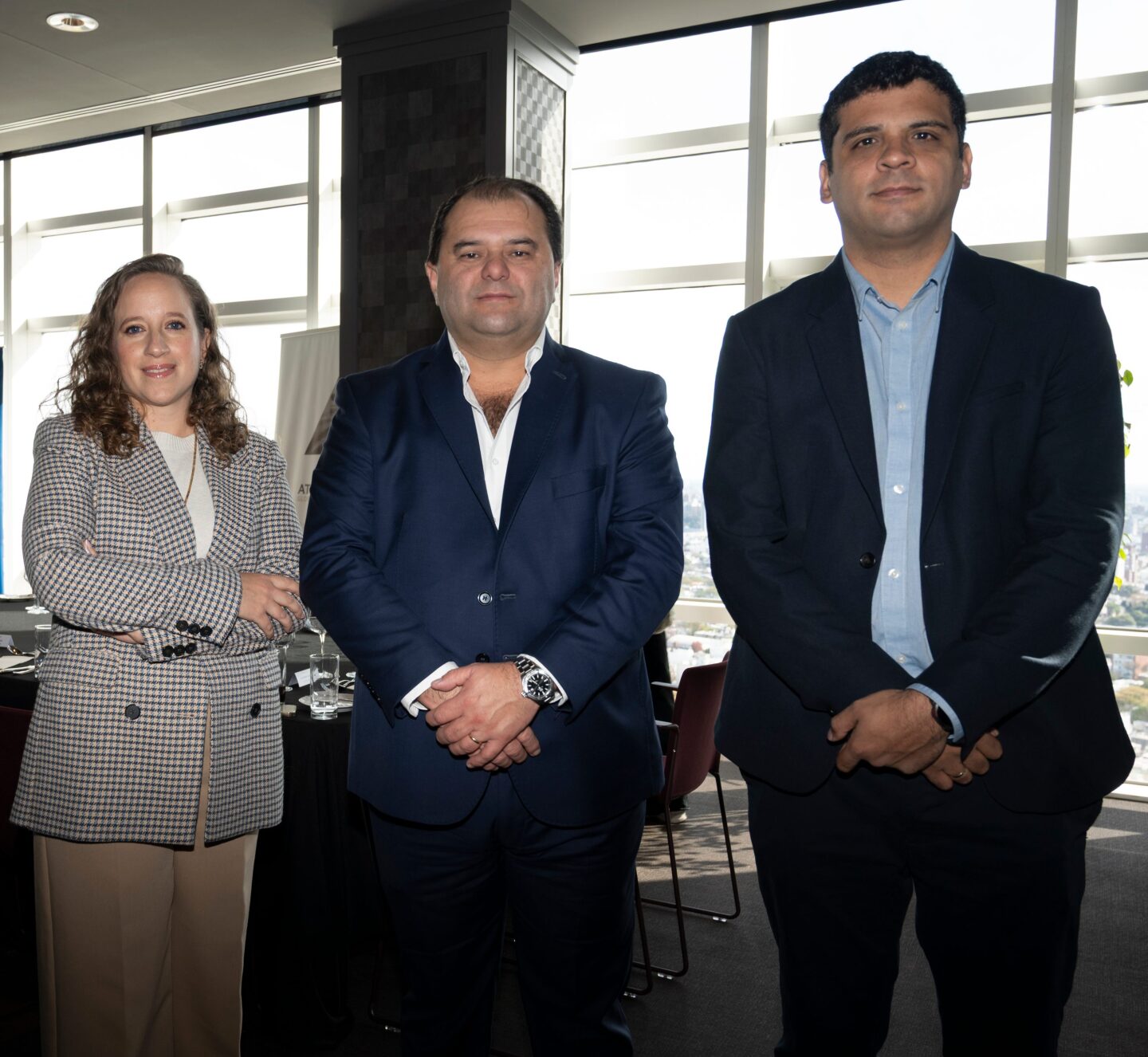 Jacqueline Schwartz, Leonardo Isoardi, Diego Ferreira.jpg