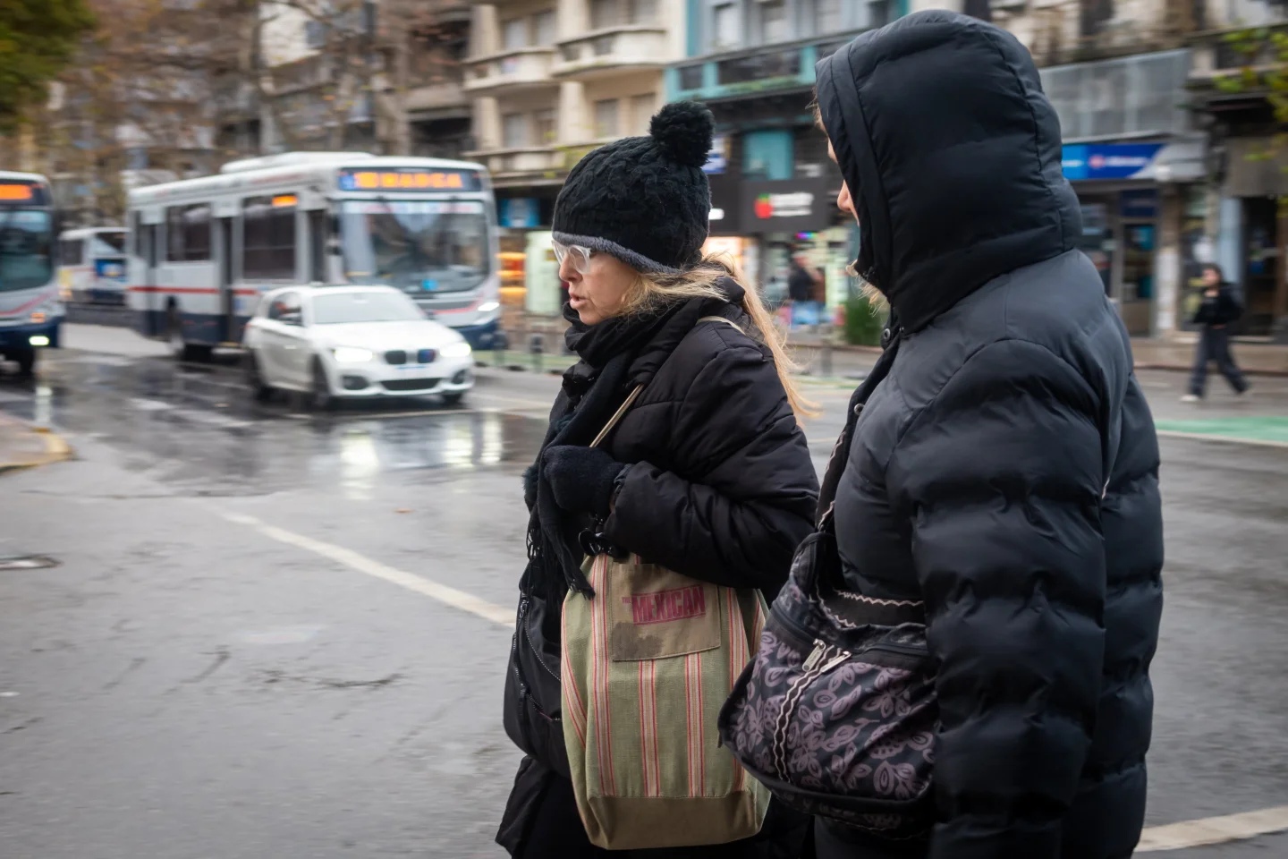 Dia de frio en Montevideo