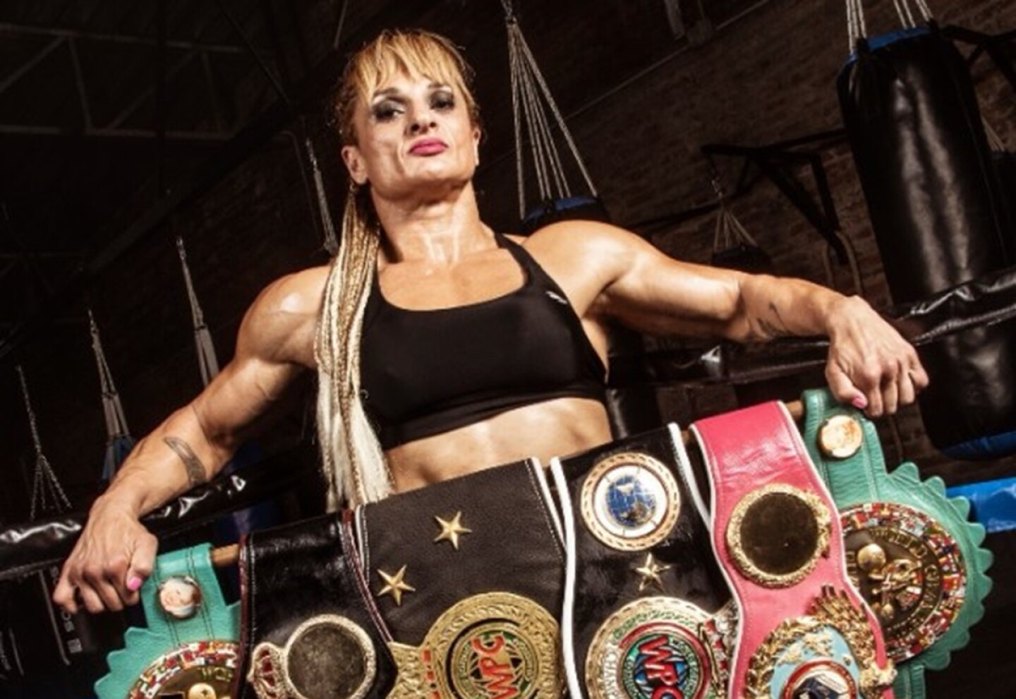 La boxeadora argentina Alejandra “Locomotora” Oliveras.