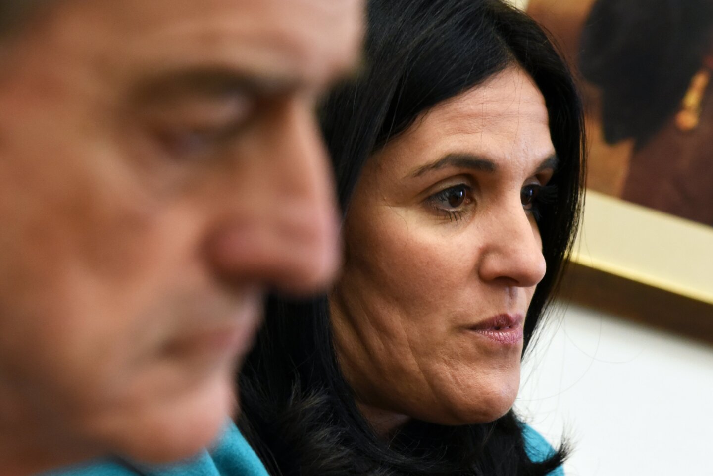 Guido Manini Rios y Lorena Quintana
