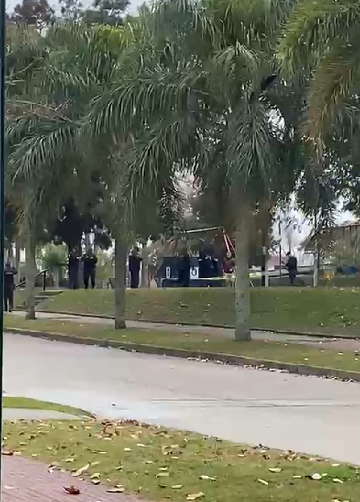 Operativo policial en Punta Gorda.