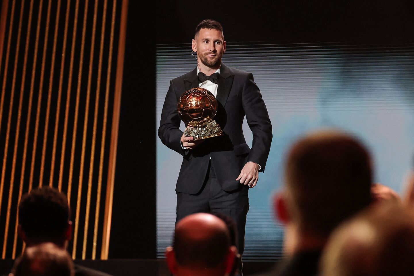 Lionel Messi con el Balón de Oro 2023