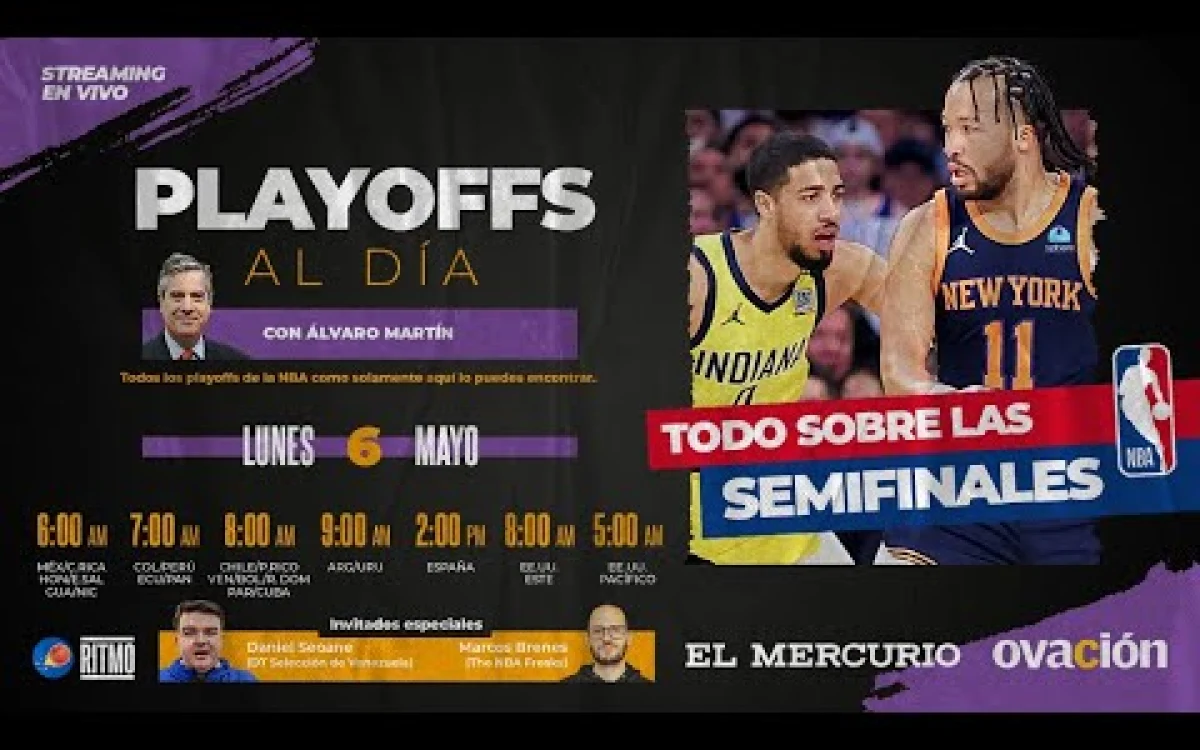 Ritmo NBA en vivo: mirá el análisis de Álvaro Martín con los playoffs al día y todo lo que está pasando