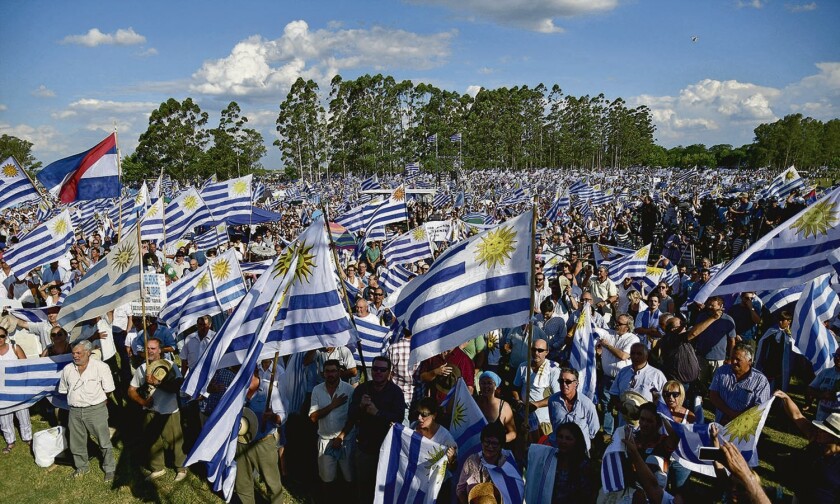 Protesta de productores rurales