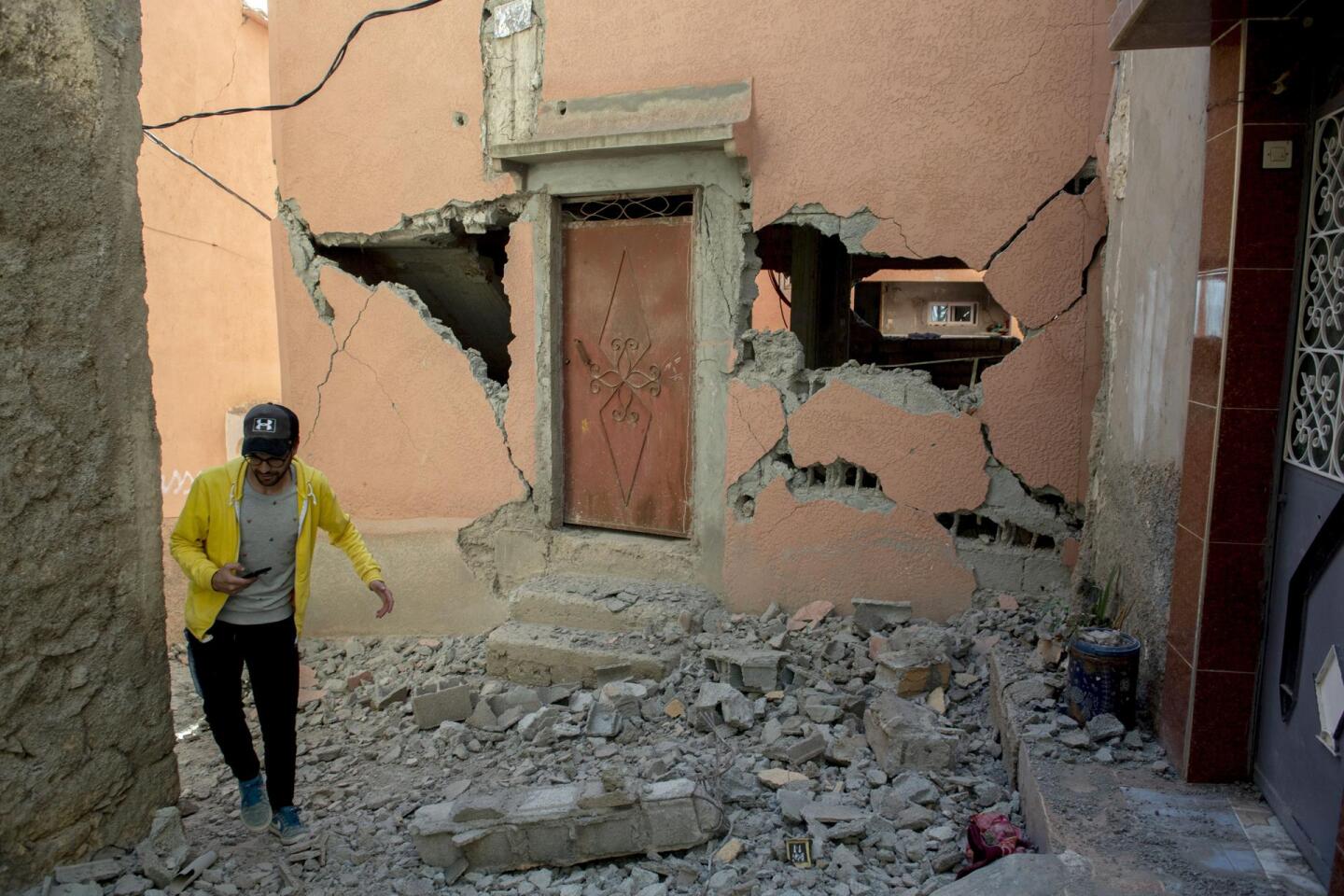 Destrucción en Marrakech tras el terremoto.