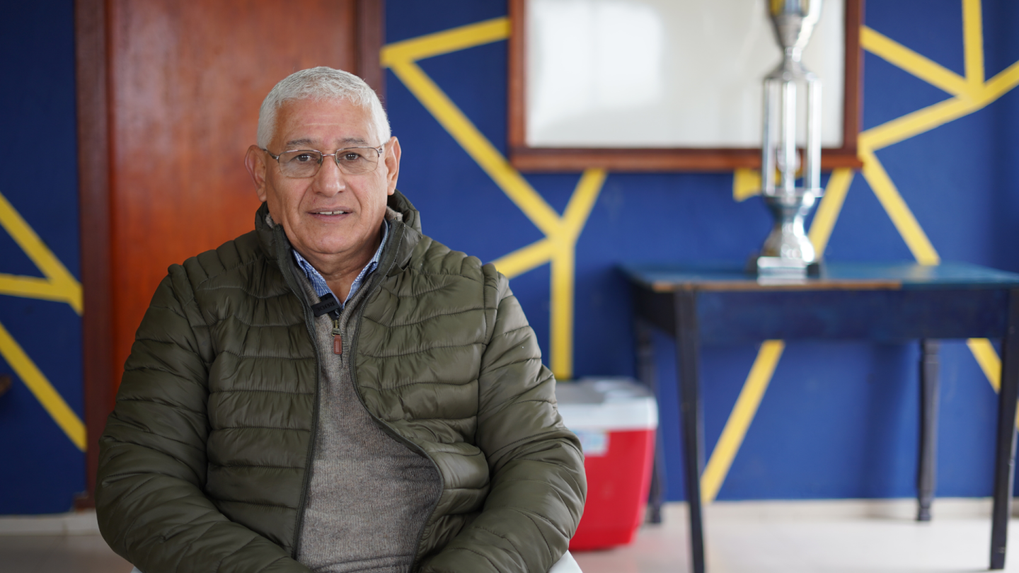 Daniel Suárez, dirigente del Club San Miguel.
