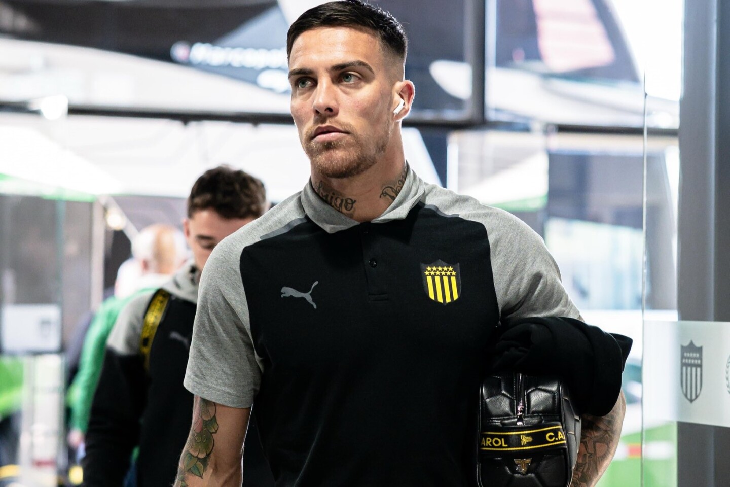 Javier Méndez en el Estadio Campeón del Siglo.