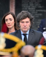 Victoria Villarruel y Javier Mileo