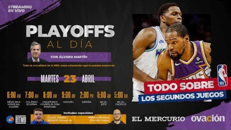 PLAYOFFS AL DÍA #8 🏀 | ÁLVARO MARTÍN, COACH SEOANE Y MARCOS BRENES | MAR 23.ABR.24 | Ritmo NBA