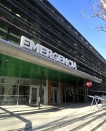 Salud Pública: entrada ala Emergencia del Hospital Pasteur. Foto: D. Borrelli