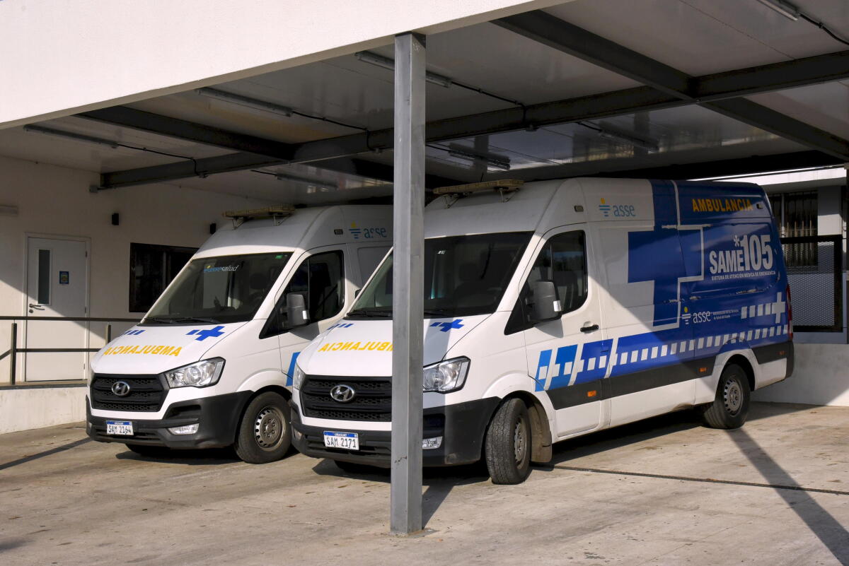 Ambulancias del SAME105.