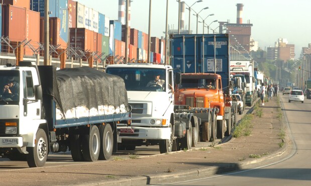 El transporte de carga renovó fuertemente la flota. Foto: F. Flores