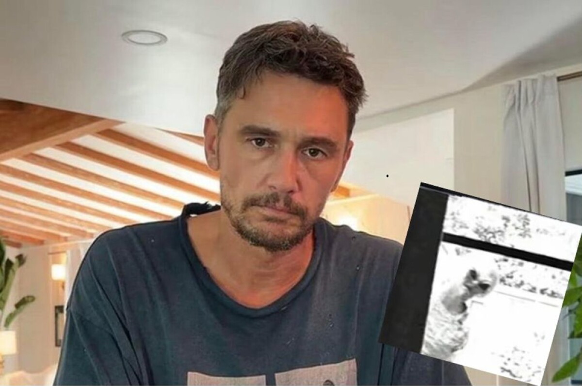 Video de James Franco en Tik Tok.