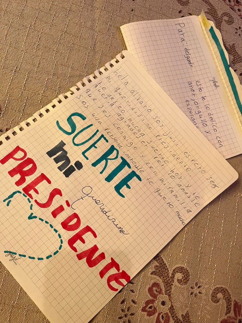 La carta de la hija de Valeria Ripoll a Álvaro Delgado.