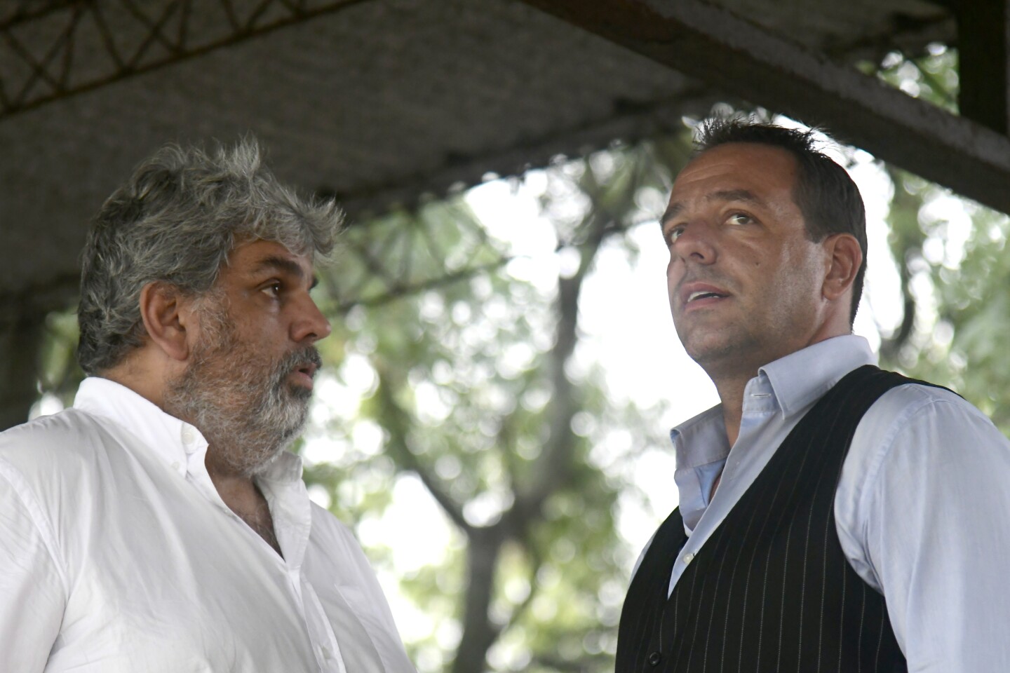 Evaristo González con Ignacio Ruglio.