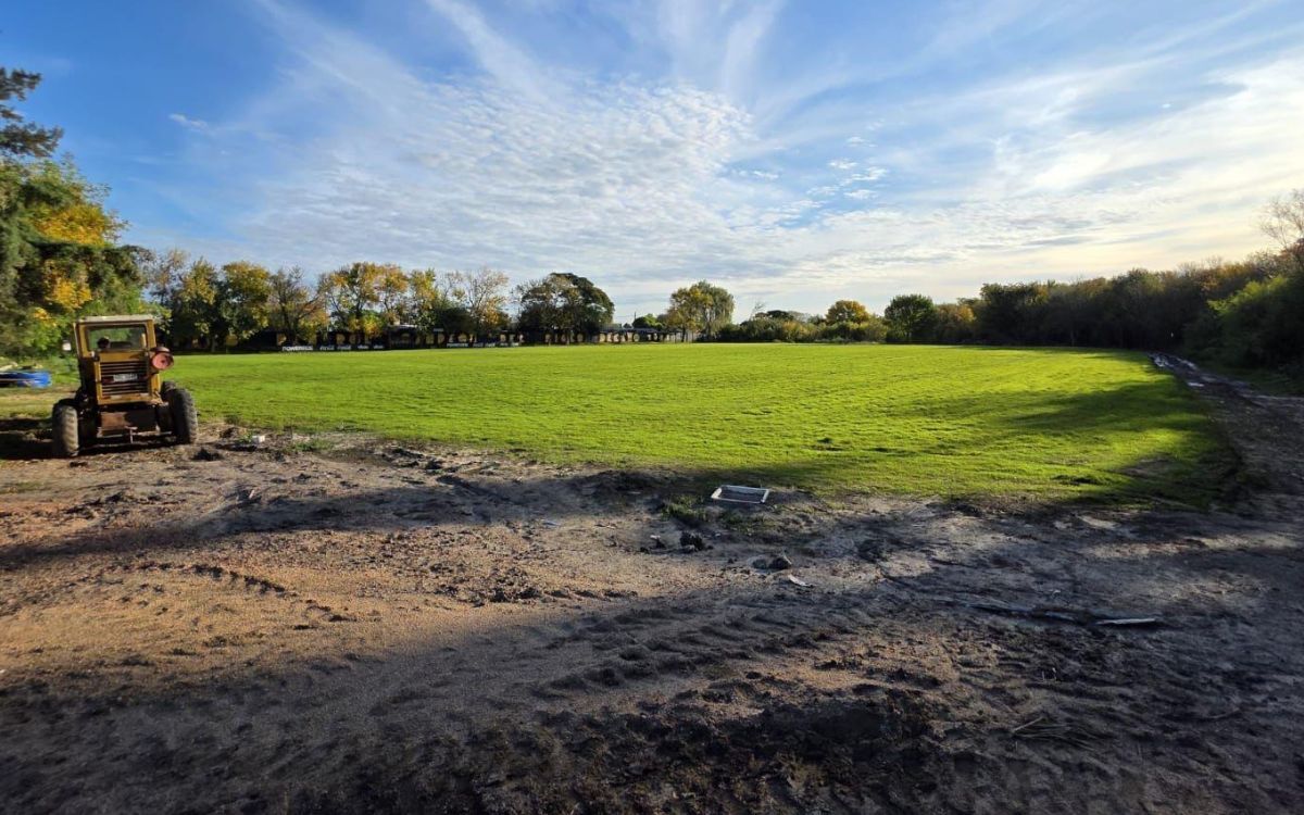 La nueva cancha con la que cuenta Peñarol en Los Aromos.