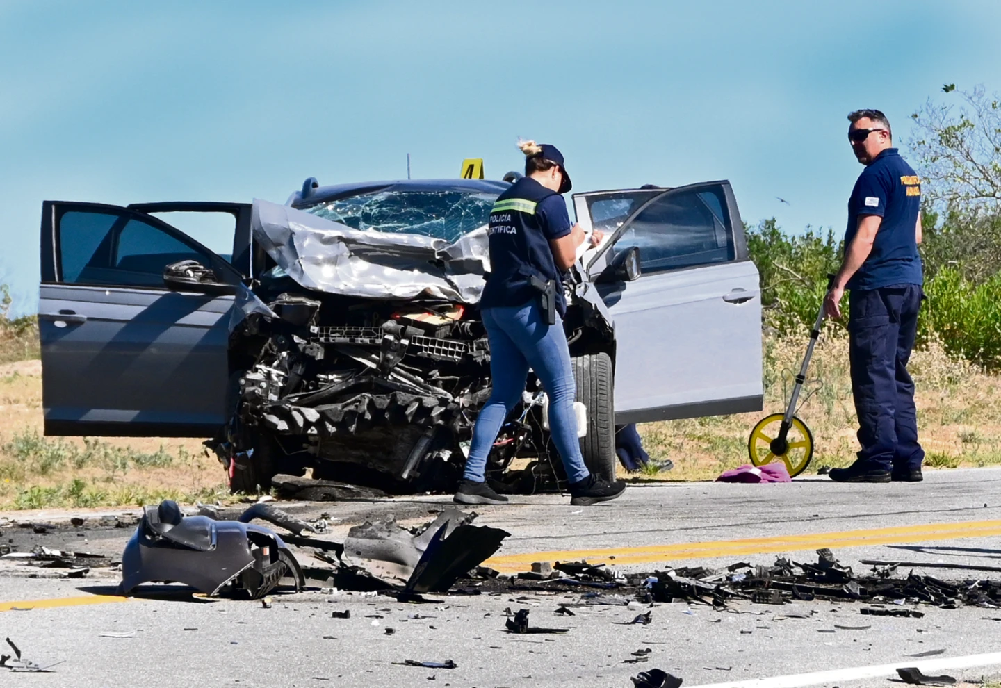 pericia policia accidente