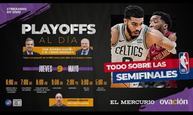 PLAYOFFS AL DÍA #24 🏀 | ÁLVARO MARTÍN, COACH MORALES Y MARCELO NOGUEIRA | JUE 9.MAY.24 | Ritmo NBA