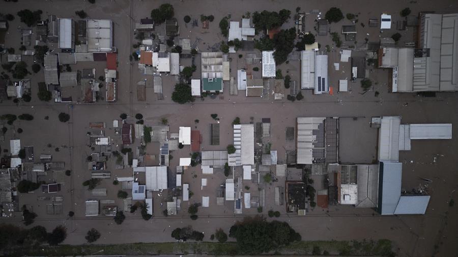 Inundación de la ciudad de Canoas el pasado mes de mayo