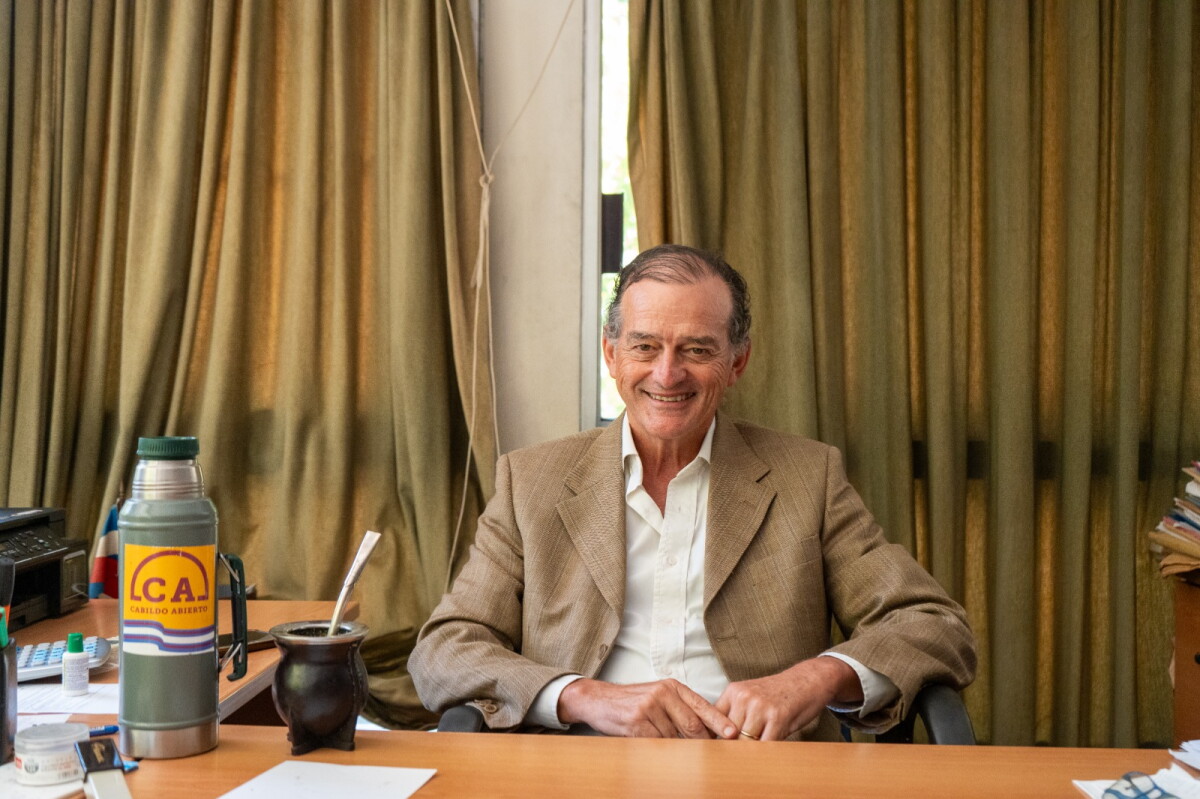 Guido Manini Ríos, exsenador de la República y líder de Cabildo Abierto.