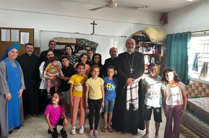 El padre Gabriel Romanelli, párroco de Gaza