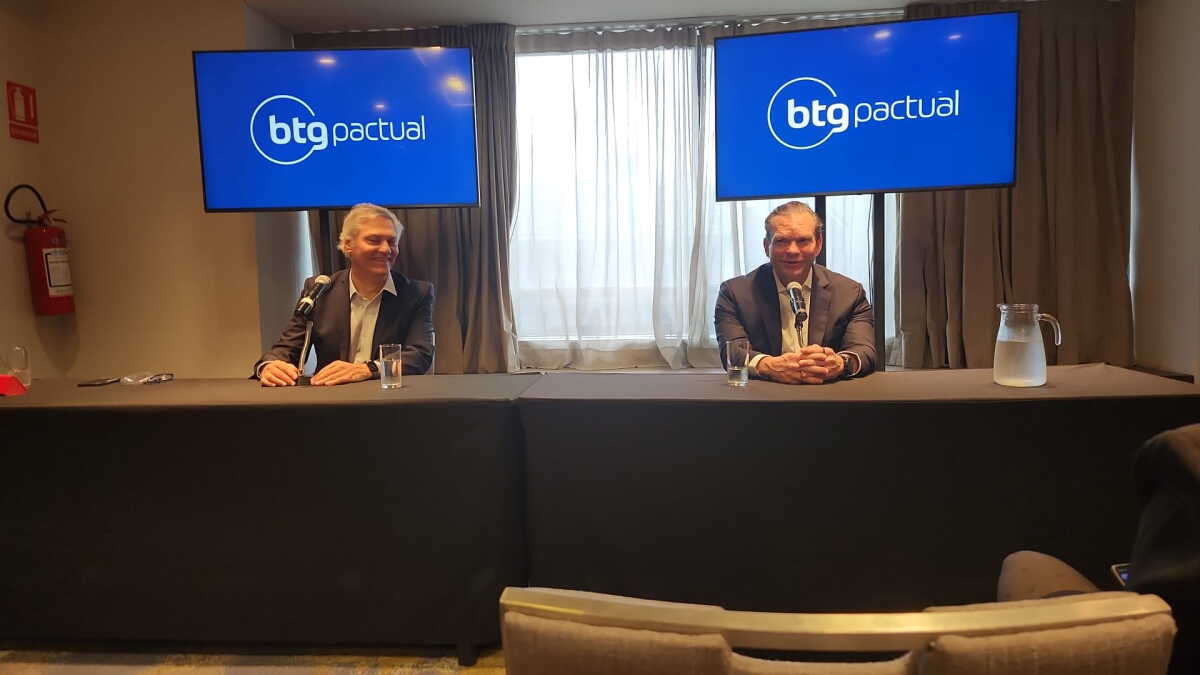 Constantino Gotsis y Roberto Sallouti, ambos de BTG Pactual.
